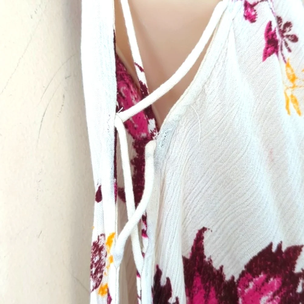 Billabong  Ivory Moonlight Lace-Up Romper - Picture 12 of 15